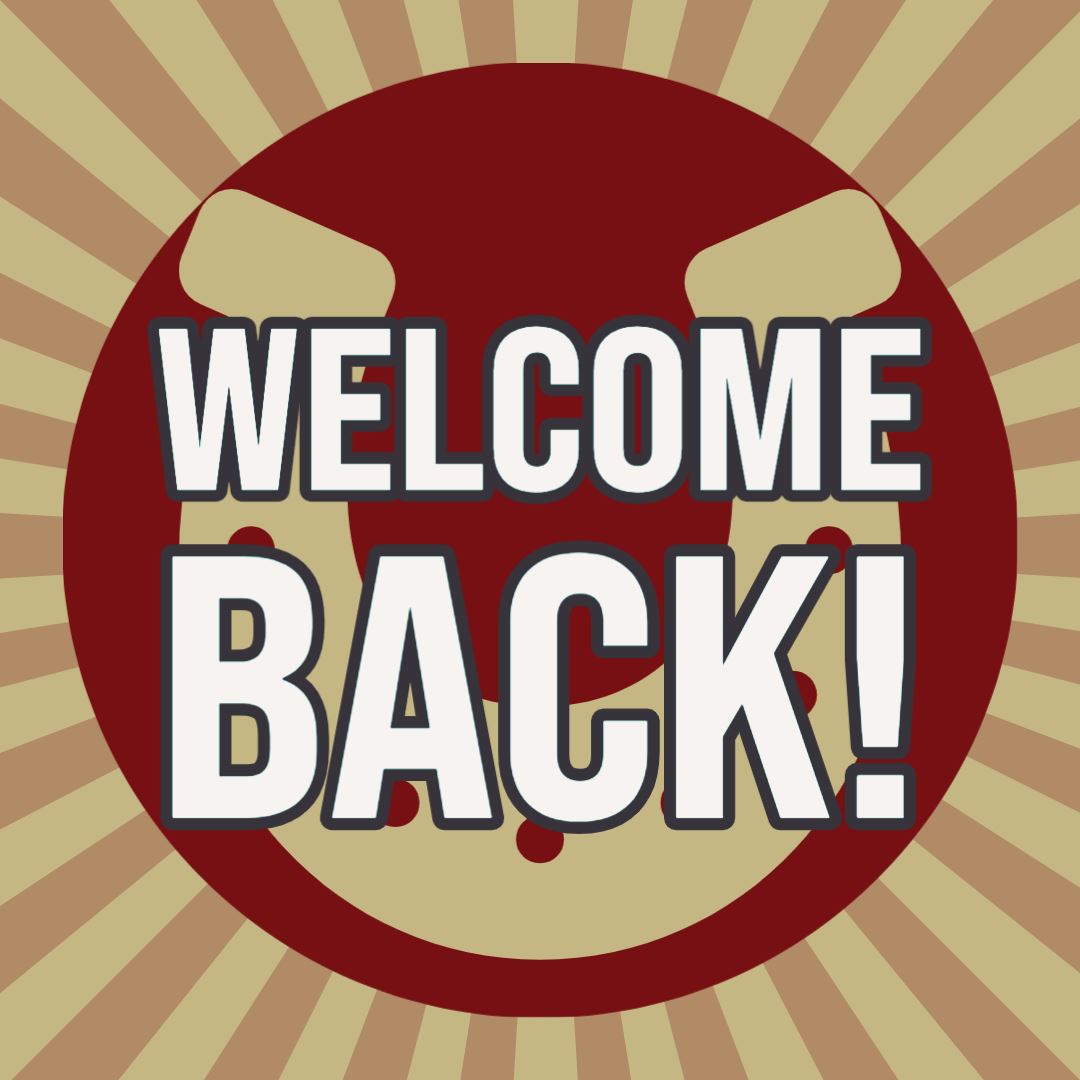 horse shoe clip art with the text "Welcome Back!" horse shoe clip art with the text "Welcome Back!"